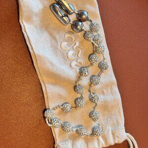 OSSA NEW YORK iPhone 13 Pro case with crystal ball charms